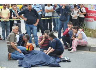 Kaldırımda yürürken canından oldu