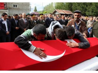 Şehit jandarma er Bulut son yolculuğuna uğurlandı