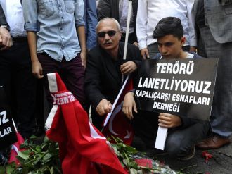 Fatih’te teröre lanet yürüyüşü