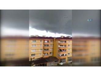 7 dakika boyunca sürdü: Korku saçtı