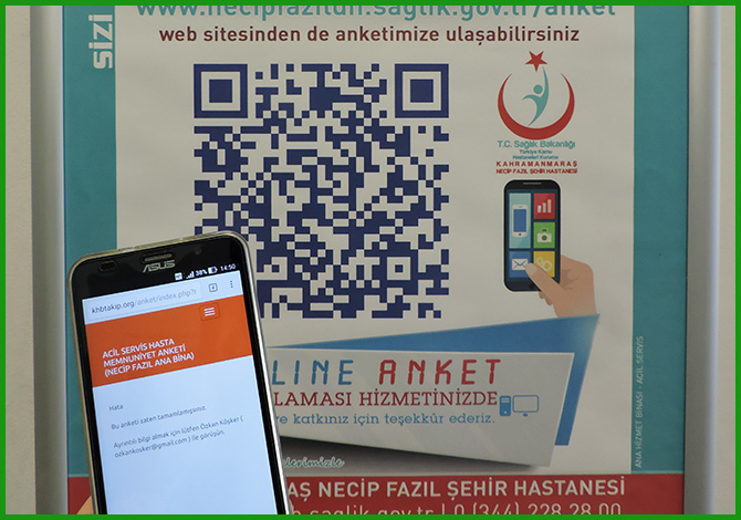 Online Hasta Memnuniyet Anketi