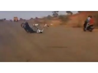 Akrobasinin sonu kötü bitti