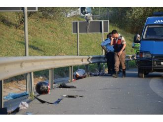 Otobanda sürat motoruyla feci son