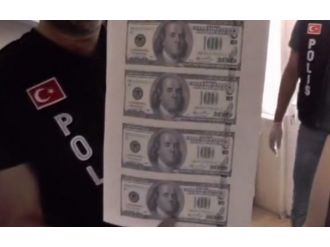 1 milyon dolarlık sahte para operasyonu kamerada