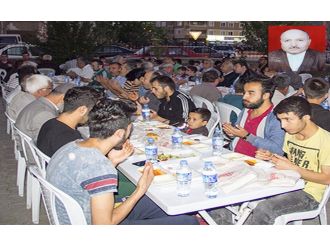 Öldüğü gün 300 kişiye iftar verdi