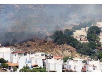 Yangın yerleşim yerlerine ulaştı
