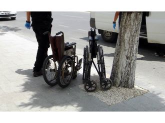 Tekerlekli sandalyeler polisi alarma geçirdi