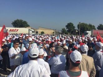 Çikolata devinde grev