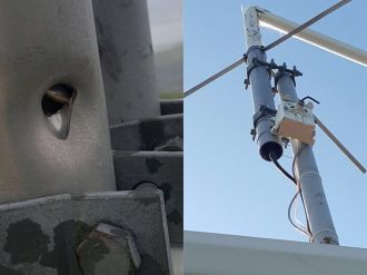 Telsiz rölesine silahlı saldırı