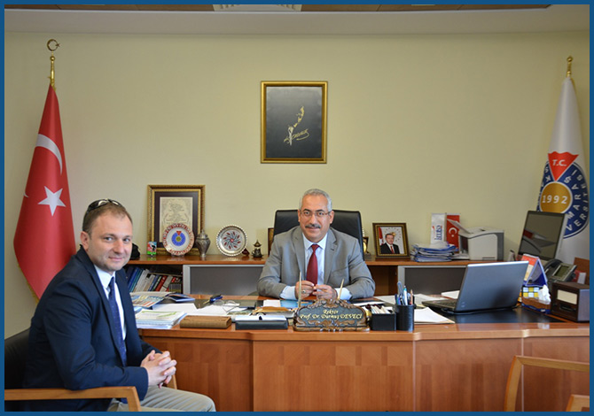 Rektör Deveci’yi Ziyaret Etti