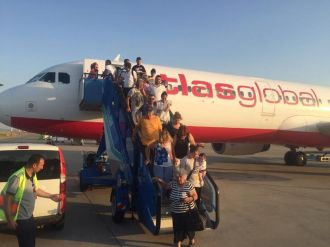 Arızalanan uçağın yolcuları büyük tehlike atlattı