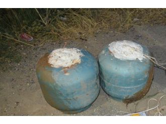 Bahçesinde çalışan vatandaş fark etti, faciadan dönüldü