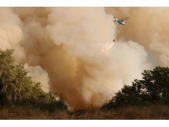 Kumluca’da yangın tekrar başladı