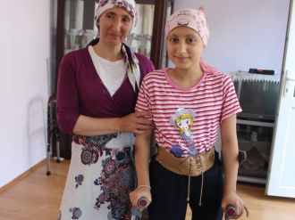 Tuğba protez bacağına kavuşuyor