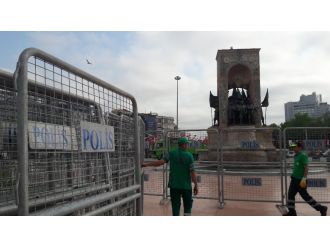 Taksim Meydanı’na bariyerli önlem