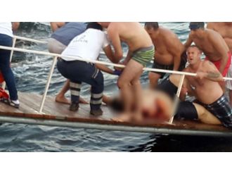 Denizde yatın pervanesinin çarptığı kişi öldü