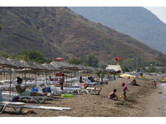 Tatil merkezinde hayat normale döndü