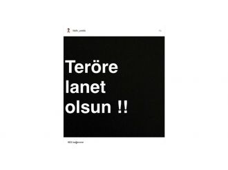 Ünlüler teröre lanet yağdırdı