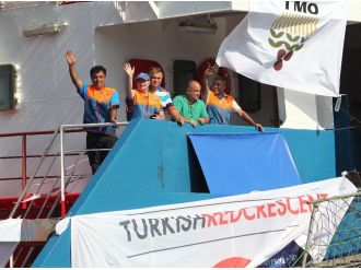 Lady Leyla Gazze’ye doğru yola çıktı