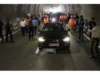 Bir tünel daha ulaşıma açıldı