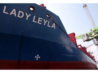 Lady Leyla Aşdod Limanı’na ulaştı