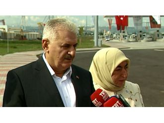 Başbakan Yıldırım, Osmangazi Köprüsü’nden geçti