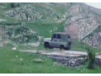 Uyanık sürücü böyle arazi oldu