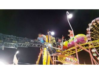 Lunaparkta korku dolu anlar