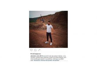 Amedsporlu futbolcudan kaleşnikoflu PKK propagandası