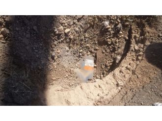 Yola döşenen 1,5 tonluk patlayıcı imha edildi