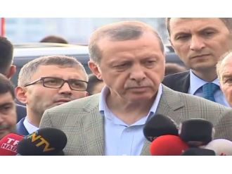Erdoğan, cami çıkışı havalimanı saldırısıyla ilgili konuştu