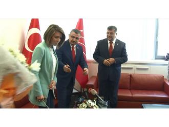 CHP’liler, AK Parti heyeti ile bayramlaştı