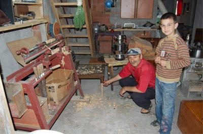 Çamaşır makinesini biley yaptı