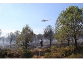 Korkutan yangın kontrol altında