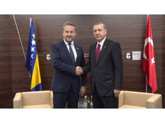 Cumhurbaşkanı Erdoğan Bosna-Hersekli mevkidaşı ile grüştü