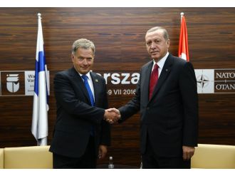 Cumhurbaşkanı Erdoğan Finlandiya Cumhurbaşkanı Niniso ile görüştü