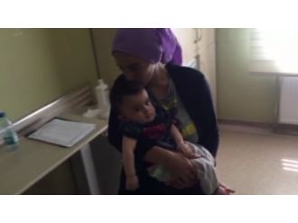 Ahmet bebek annesine kavuştu