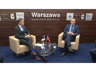 Erdoğan, Estonya Başbakanı ile görüştü