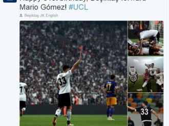 Mario Gomez’e sürpriz kutlama