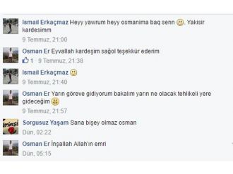 Şehidin son mesajı bu oldu