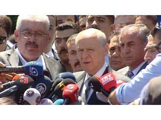 Bahçeli ifade verdikten açıklama yaptı