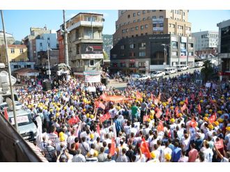 5 bin madenciden ’özelleştirmeye hayır’ yürüyüşü