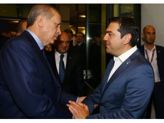 Cumhurbaşkanı Erdoğan Çipras’la görüştü