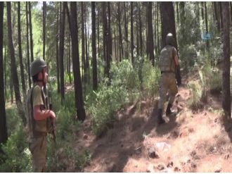 Mühimmatlarını bırakıp kaçmışlar