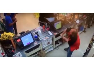 Soygun girişimi cesur kasiyere takıldı