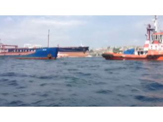 İstanbul Boğazı’nda hareketli dakikalar