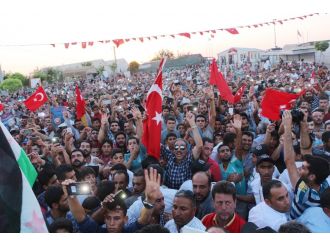 Suriyelilerden Cumhurbaşkanı Erdoğan’a büyük destek