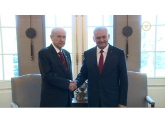 Başbakan MHP lideriyle bir araya geldi