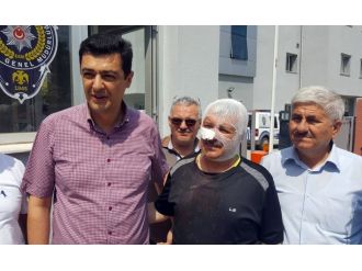 Cumhurbaşkanına hakaret edeni uyarınca öldüresiye dayak yedi