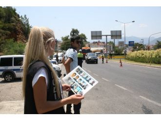 İlçeye giren tüm araçlar kontrol ediliyor !